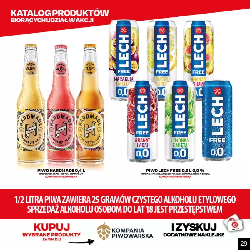 Gazetka promocyjna Topaz - Gazetka - ważna 29.04 do 18.07.2021 - strona 28 - produkty: Gra, Granat, Ice tea, Klej, Limonka, Piwo, Pomelo