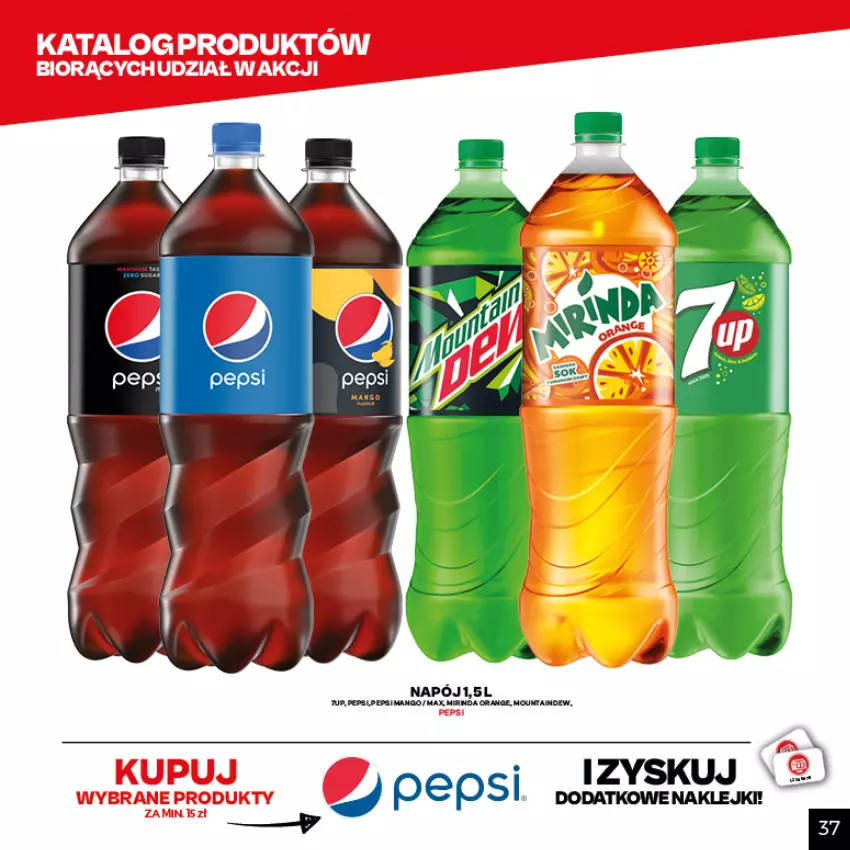 Gazetka promocyjna Topaz - Gazetka - ważna 29.04 do 18.07.2021 - strona 35 - produkty: Mango, Napój, Pepsi