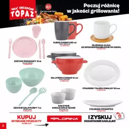 Gazetka promocyjna Topaz - Gazetka - Gazetka - ważna od 18.07 do 18.07.2021 - strona 8 - produkty: Klej, Salaterka, Sałat, Filiżanka, Kubek, Fa
