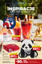Gazetka promocyjna Makro - [Oferta promocyjna] Artykuły spożywcze i przemysłowe - Gazetka - ważna od 13.12 do 13.12.2021 - strona 34 - produkty: Koc, Zabawka, Panda, Szklanka, Lanki