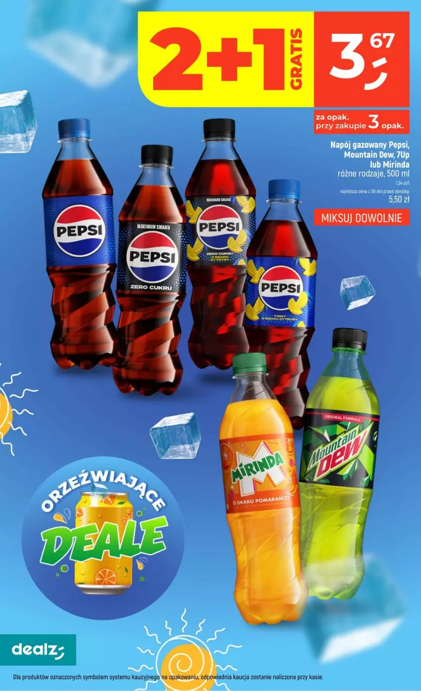 Gazetka promocyjna Dealz - NOWA GAZETKA - ważna 07.05 do 13.05.2026 - strona 10 - produkty: 7up, Mirinda, Napój, Napój gazowany, Pepsi