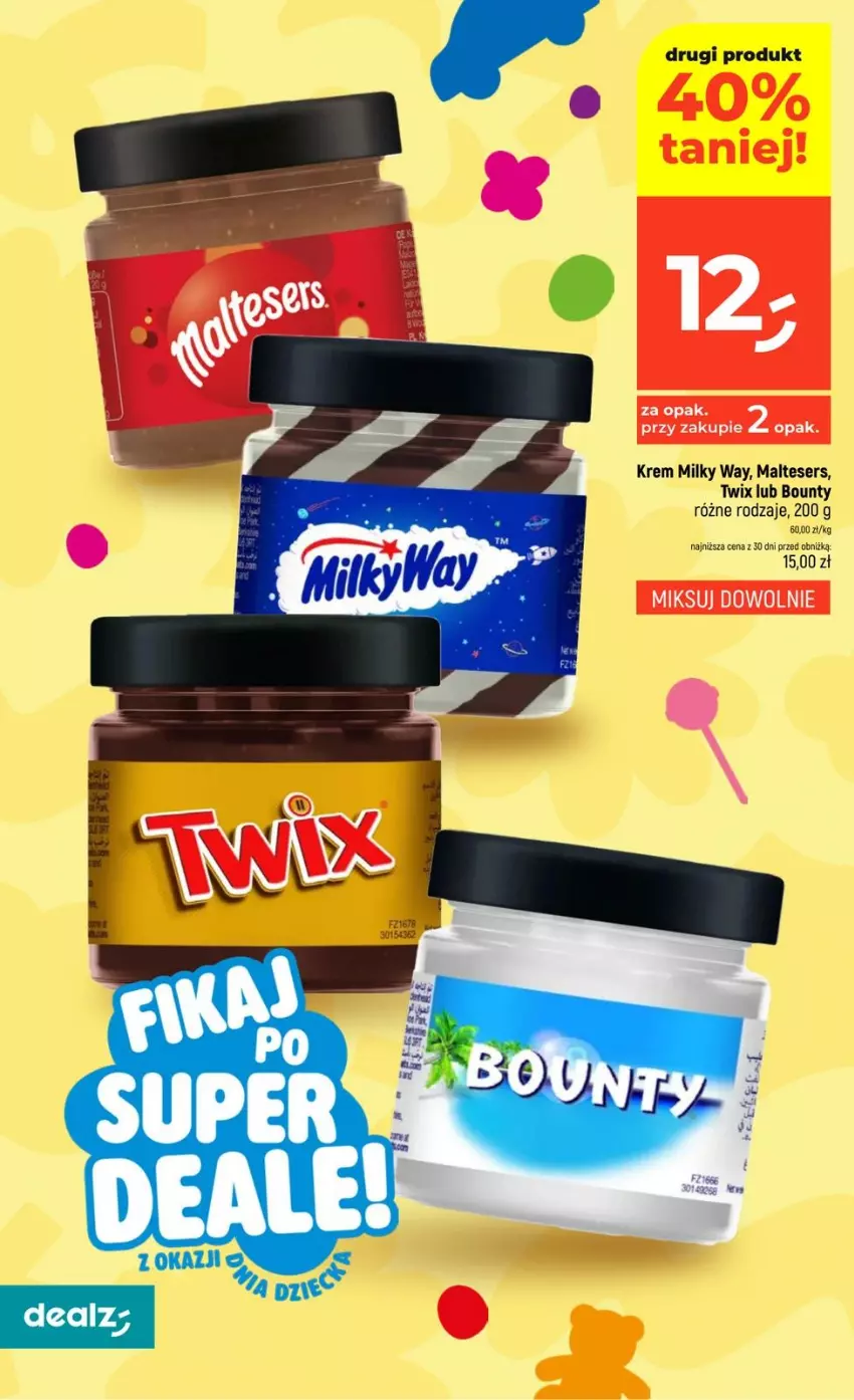 Gazetka promocyjna Dealz - NOWA GAZETKA - ważna 07.05 do 13.05.2026 - strona 24 - produkty: Bounty, Milky Way, Ser, Twix