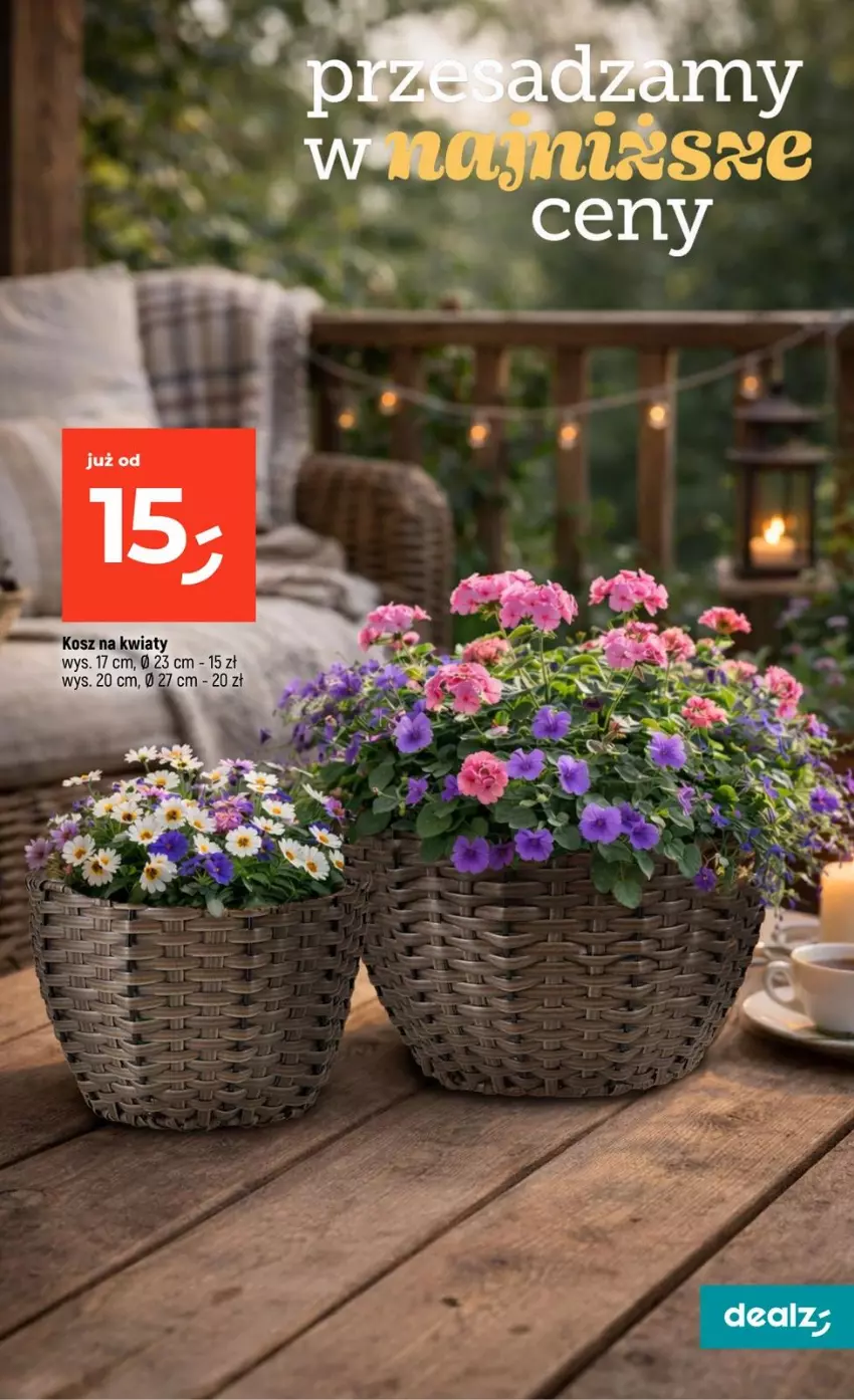 Gazetka promocyjna Dealz - NOWA GAZETKA - ważna 07.05 do 13.05.2026 - strona 37 - produkty: Kosz, Kosz na kwiaty
