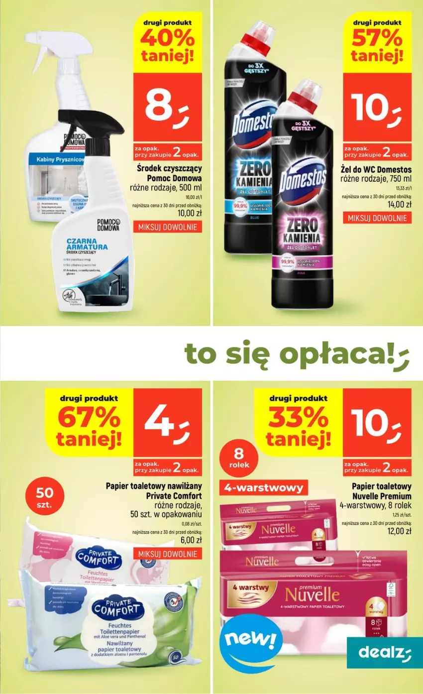 Gazetka promocyjna Dealz - NOWA GAZETKA - ważna 07.05 do 13.05.2026 - strona 43 - produkty: Domestos, Nawilżany papier, Papier, Papier toaletowy
