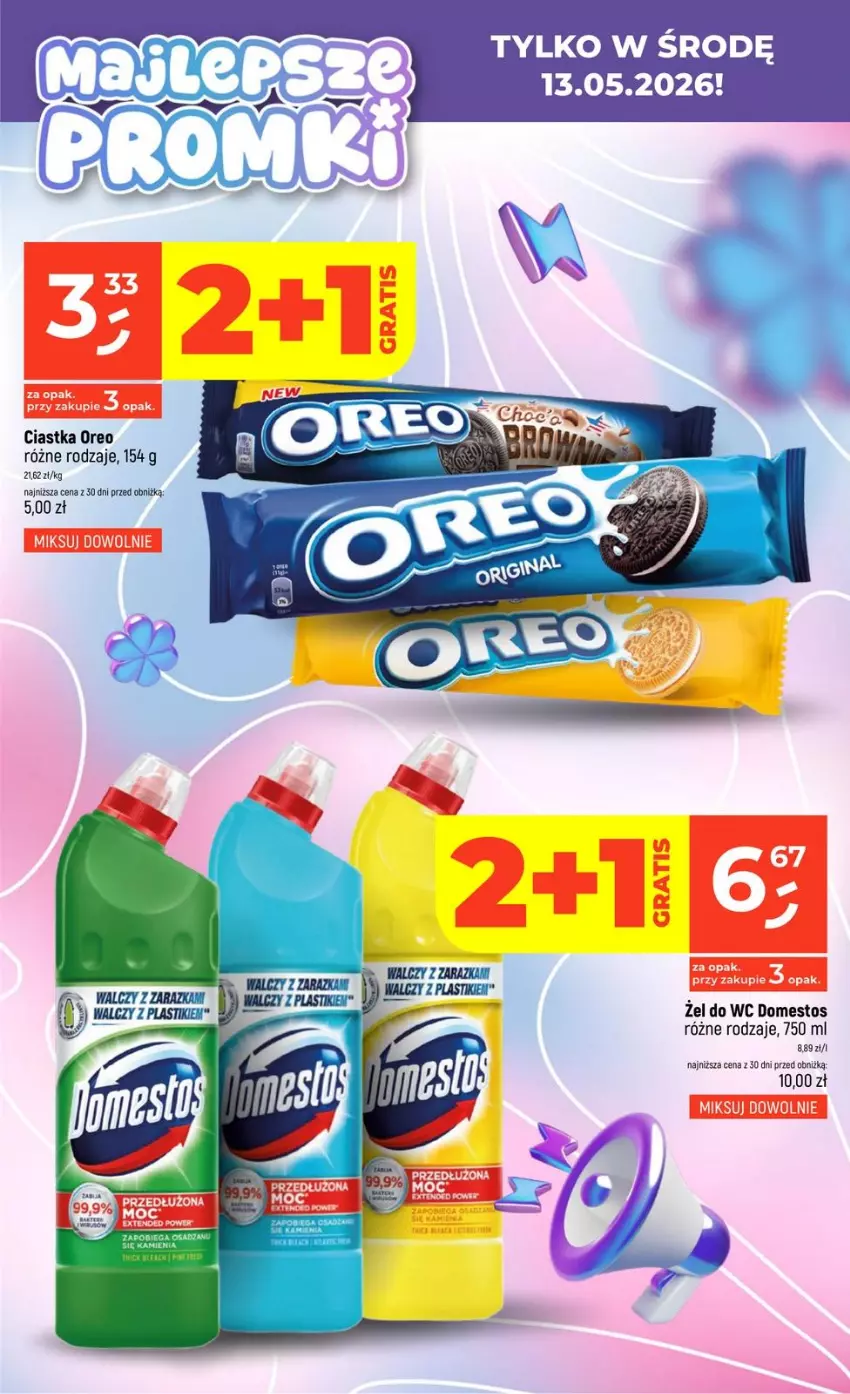 Gazetka promocyjna Dealz - NOWA GAZETKA - ważna 07.05 do 13.05.2026 - strona 7 - produkty: Ciastka, Domestos, Oreo