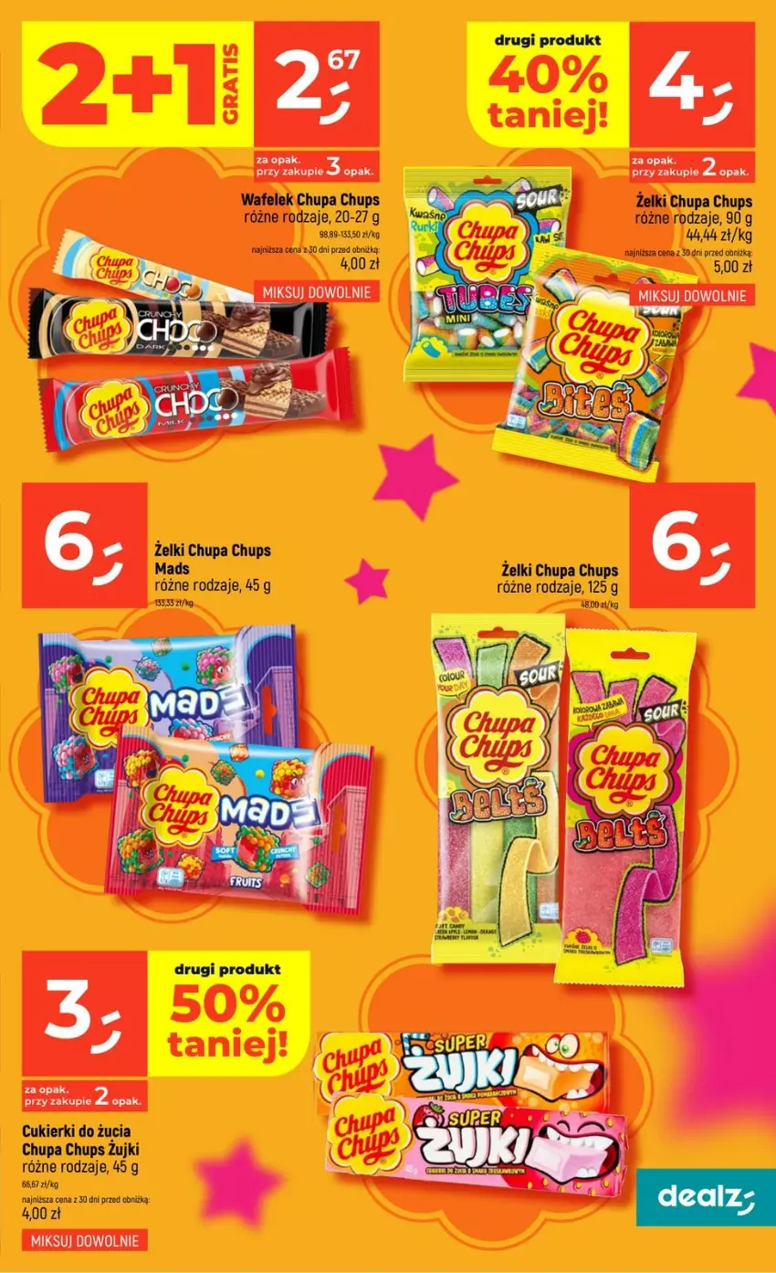 Gazetka promocyjna Dealz - NOWA GAZETKA - ważna 07.05 do 13.05.2026 - strona 9 - produkty: Chupa Chups, Cukier, Cukierki, Wafelek