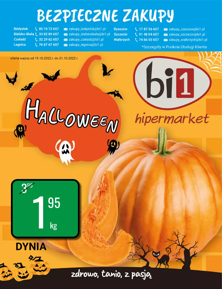 Gazetka promocyjna Bi1 - Halloween - ważna 19.10 do 31.10.2022 - strona 1