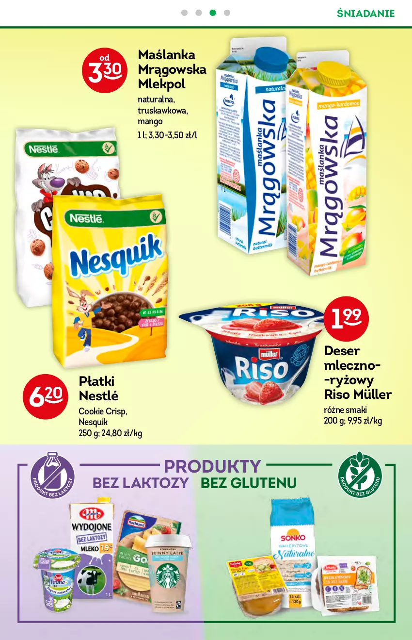 Gazetka promocyjna Żabka - ważna 07.07 do 13.07.2021 - strona 29 - produkty: Deser, Mango, Maślanka, Müller, Nesquik, Nestlé, Ryż, Ser