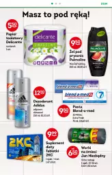 Gazetka promocyjna Żabka - Gazetka - ważna od 13.07 do 13.07.2021 - strona 43 - produkty: Jan Niezbędny, Rum, Palmolive, Papier, Dezodorant, Tablet, Worki na śmieci, Adidas, Papier toaletowy, Worki na śmiec, Suplement diety, Blend-a-Med