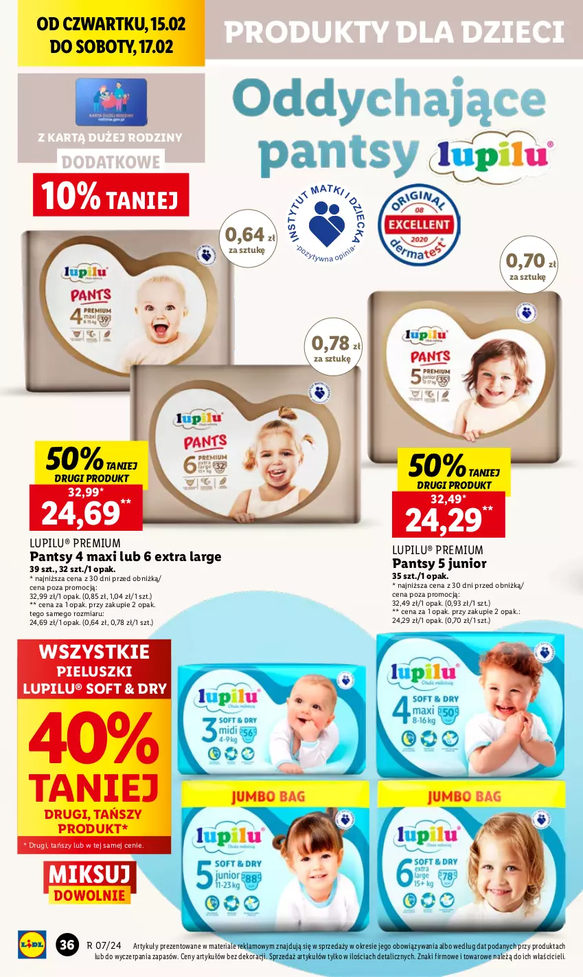 Gazetka promocyjna Lidl - GAZETKA - ważna 15.02 do 17.02.2024 - strona 42 - produkty: Dzieci