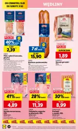 Gazetka promocyjna Lidl - GAZETKA - Gazetka - ważna od 17.02 do 17.02.2024 - strona 24 - produkty: Kurczak, Polędwica, Ser, Pur, Gra, Filet z piersi kurczaka, Parówki, Parówki z szynki, Kiełbasa podwawelska, Wawel, Szynka konserwowa, Szynka, PIKOK, Boczek, Kabanos, Olej, Kiełbasa