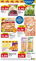 Gazetka promocyjna Lidl - GAZETKA - Gazetka - ważna od 18.05 do 18.05.2022 - strona 29 - produkty: Mozzarella, Piec, Kurczak, Pizza z pieca kamiennego, Warzywa, Sos, Ser, Bagietka, Pizza, Pieczarka, Pizza margherita, Edam, Owoce, Fa