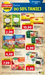 Gazetka promocyjna Lidl - GAZETKA - Gazetka - ważna od 18.05 do 18.05.2022 - strona 53 - produkty: Torebka, Earl Grey, Saga, Herbata czarna, Lipton, Herbata, Ogród, Herbapol