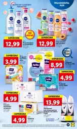 Gazetka promocyjna Lidl - GAZETKA - Gazetka - ważna od 18.05 do 18.05.2022 - strona 59 - produkty: Makijaż, Rexona, Bell, Dezodorant, Płyn micelarny, Perfecta, Tampony, Chusteczki, Podpaski, Bella, Antyperspirant, Nivea