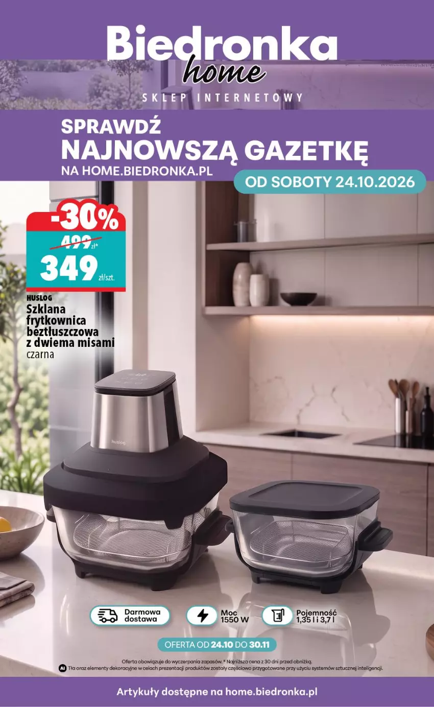 Gazetka promocyjna Biedronka - Biedronka Home - ważna 24.10 do 31.10.2026 - strona 1 - produkty: Intel, LANA