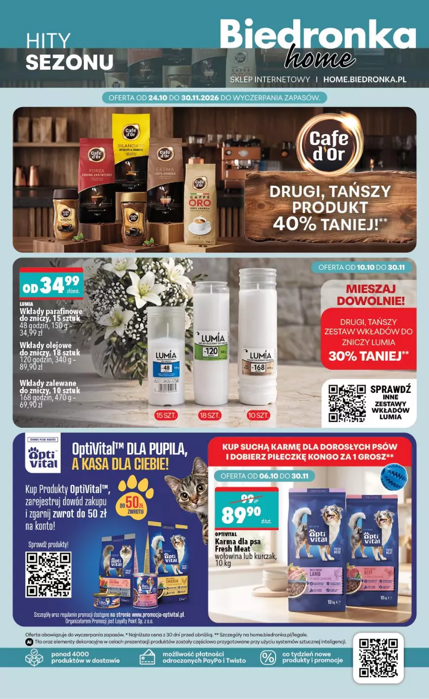 Gazetka promocyjna Biedronka - Biedronka Home - ważna 24.10 do 31.10.2026 - strona 3 - produkty: Fa, Intel, Kurczak, Wołowina, Znicz