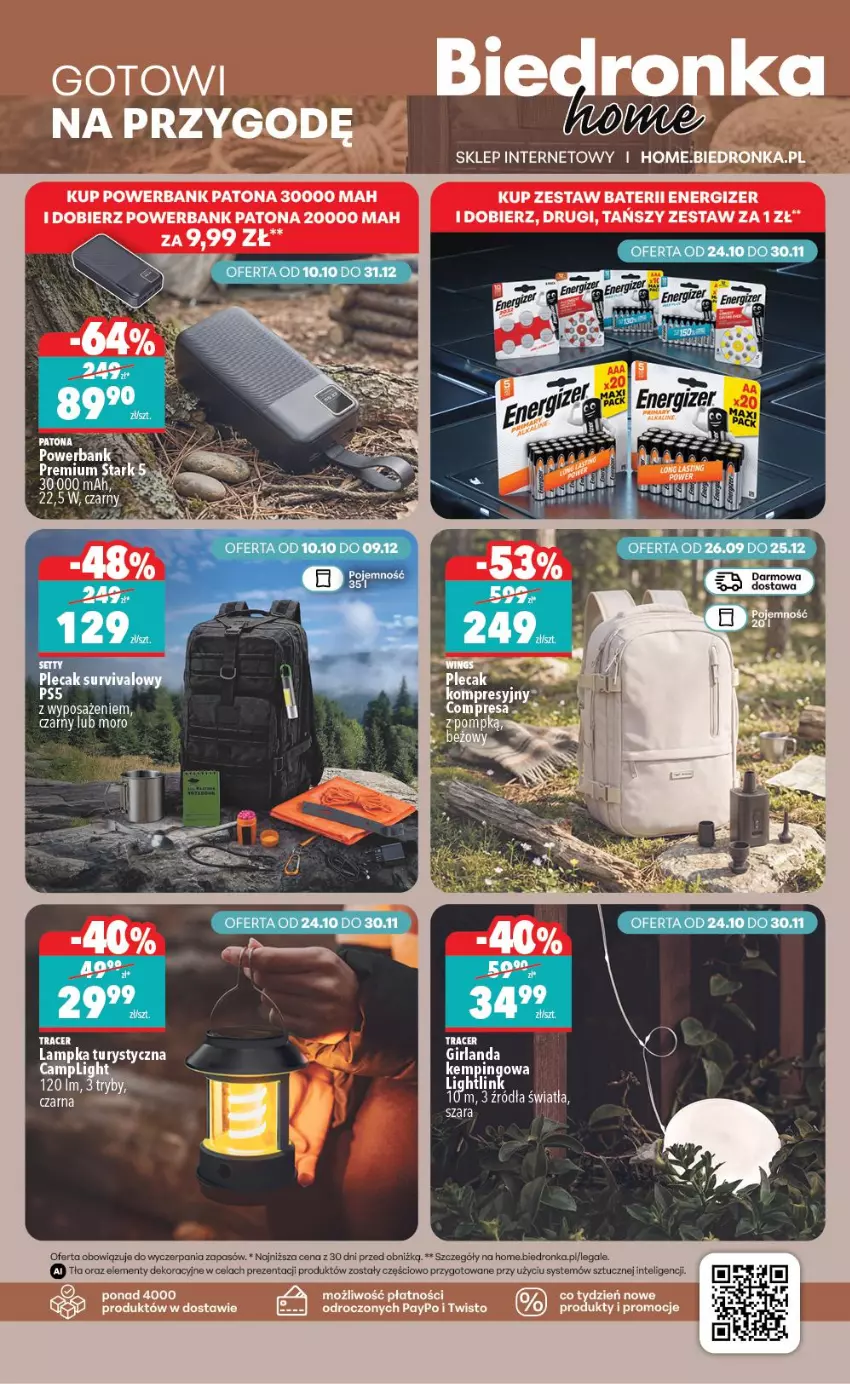Gazetka promocyjna Biedronka - Biedronka Home - ważna 24.10 do 31.10.2026 - strona 5 - produkty: Acer, Energizer, Gala, Intel, Powerbank