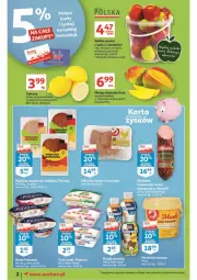 Gazetka promocyjna Auchan - Oszczędzanie z kartą skarbonka Moje Auchan - Gazetka - ważna od 20.10 do 20.10.2021 - strona 2 - produkty: Mus, Mango, Jabłka