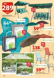 Gazetka promocyjna Auchan - 25 Urodziny – Życzymy wszystkiego kwitnącego - Gazetka - ważna od 15.05 do 15.05.2021 - strona 8 - produkty: Krzesło ogrodowe, Huśtawka, Parasol, Laur, Krzesło, Fa