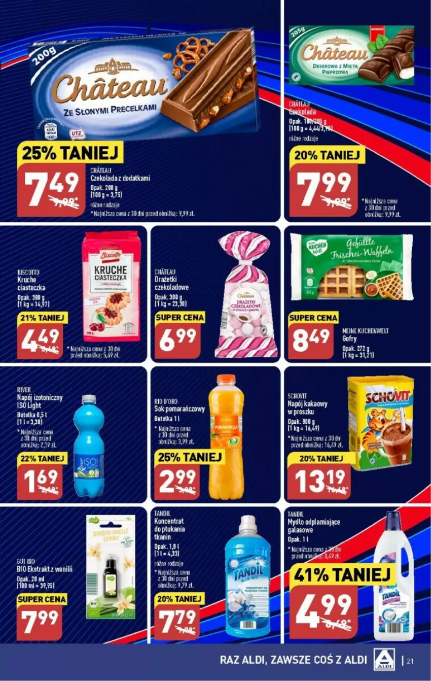 Gazetka promocyjna Aldi - ważna 25.09 do 30.09.2023 - strona 14 - produkty: Czekolada, Fa, Kakao, Mydło, Napój