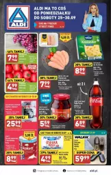 Gazetka promocyjna Aldi - Gazetka - ważna od 30.09 do 30.09.2023 - strona 1 - produkty: Kurczak, Ser, Hofburger, Coca-Cola, Burger, Masło
