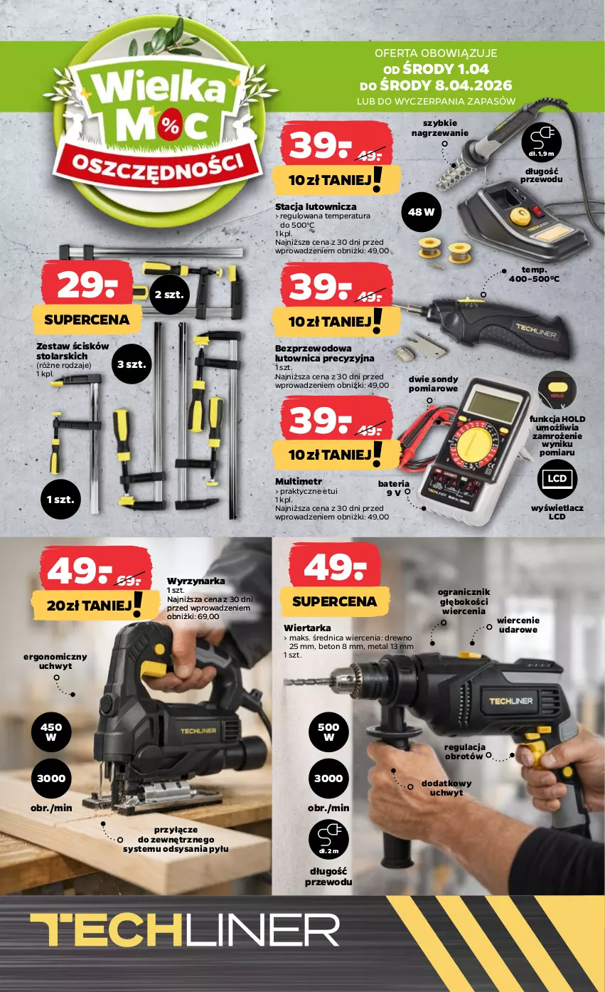 Gazetka promocyjna Netto - Od Środy - ważna 01.04 do 08.04.2026 - strona 2 - produkty: Bateria, Gra, Tarka, Wiertarka, Wyrzynarka