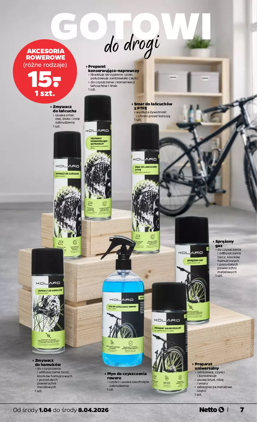Gazetka promocyjna Netto - Od Środy - ważna 01.04 do 08.04.2026 - strona 8 - produkty: Olej, Piec, Rower, Ser