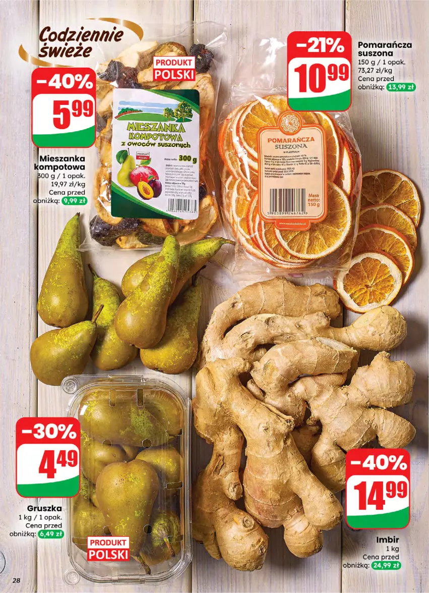 Gazetka promocyjna Dino - Gazetka 05 / 2026 - ważna 28.01 do 03.02.2026 - strona 28 - produkty: Mieszanka kompotowa, Por