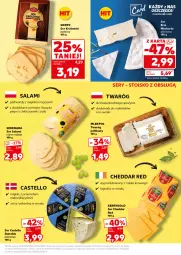 Gazetka promocyjna Kaufland - Mocny Start - Gazetka - ważna od 15.04 do 15.04.2025 - strona 21 - produkty: Cheddar, Ser, Salami, Twaróg, Królewski, Brie, Czosnek, Pieprz, Twaróg półtłusty, Bazyl, Ser salami, Bazylia