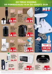 Gazetka promocyjna Kaufland - Mocny Start - Gazetka - ważna od 15.04 do 15.04.2025 - strona 31 - produkty: Piec, Mikser z misą, Odkamieniacz, Młynek do kawy, Ser, Blender ręczny, Blender, Czajnik elektryczny, Czajnik, Młynek, Mikser, Szynka, Opiekacz do kanapek, Kuchenka mikrofalowa, Mikser ręczny, Maszynka, Fa