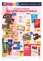 Gazetka promocyjna Carrefour - Gazetka Carrefour Zyskoteka - Gazetka - ważna od 17.10 do 17.10.2021 - strona 19 - produkty: Cukier, Praliny, Lindor, Kosz, Raffaello, Ferrero Rocher, Wawel, Czekolada, Czekolada gorzka, Ferrero, Cukierki, Lindt, Baryłki, Fa