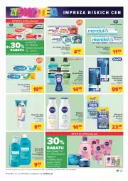 Gazetka promocyjna Carrefour - Gazetka Carrefour Zyskoteka - Gazetka - ważna od 17.10 do 17.10.2021 - strona 25 - produkty: Makijaż, Corega, Palmolive, Płyn do płukania jamy ustnej, Listerine, Aquafresh, Balsam do ciała, Pasta do zębów, Klej, Perfecta, Kosmetyki do pielęgnacji, Płyn do płukania, Tonik, Tonik do twarzy, Krem do stóp, Gillette, Garnier, Dzieci, Colgate, Nivea, Szczoteczka, LG