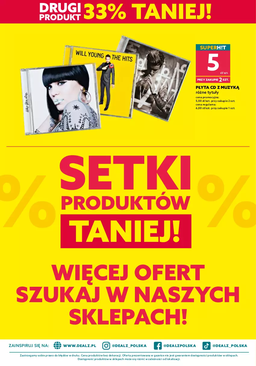 Gazetka promocyjna Dealz - ❗ SETKI PRODUKTÓW TANIEJ❗ - ważna 01.07 do 04.07.2022 - strona 6 - produkty: Płyta