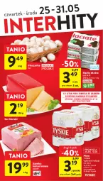 Gazetka promocyjna Intermarche - Gazetka Intermarche - Gazetka - ważna od 31.05 do 31.05.2023 - strona 10 - produkty: Piwa, Piwo, Piec, Ser, Gry, Gra, Tyskie, Szynka konserwowa, Szynka, Pieczarka, Masło