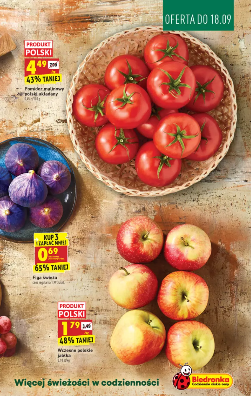 Gazetka promocyjna Biedronka - W tym tygodniu - ważna 16.09 do 22.09.2021 - strona 17 - produkty: Jabłka, Pomidor malinowy