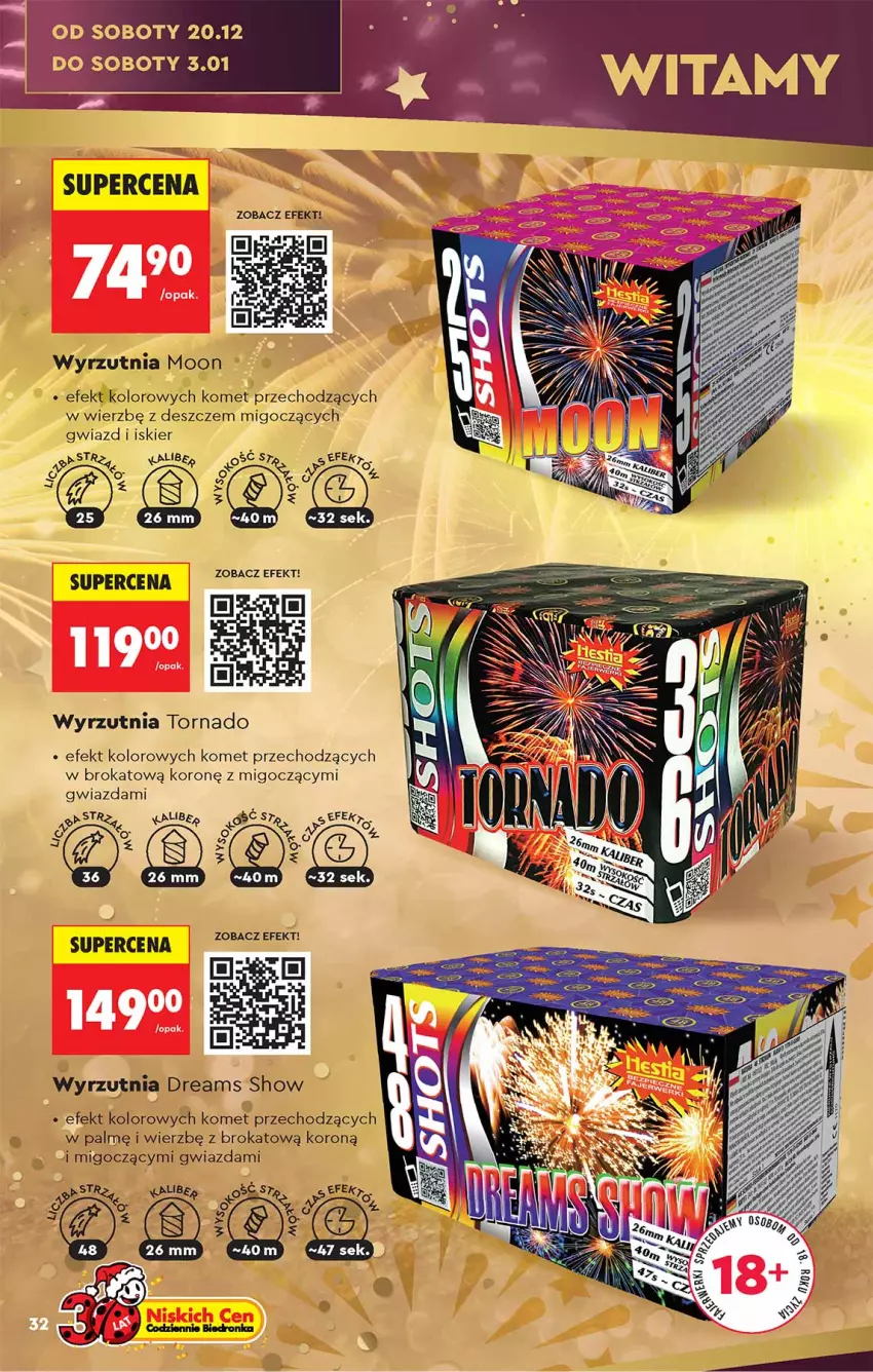 Gazetka promocyjna Biedronka - Okazje Tygodnia - ważna 13.12 do 27.12.2025 - strona 32 - produkty: Gwiazda, Wyrzutnia