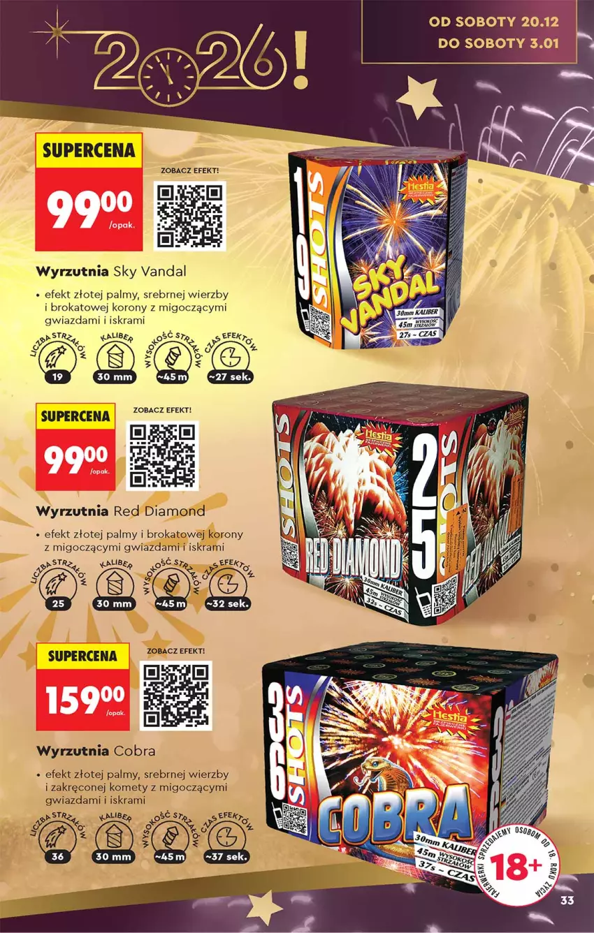 Gazetka promocyjna Biedronka - Okazje Tygodnia - ważna 13.12 do 27.12.2025 - strona 33 - produkty: Gwiazda, Wyrzutnia