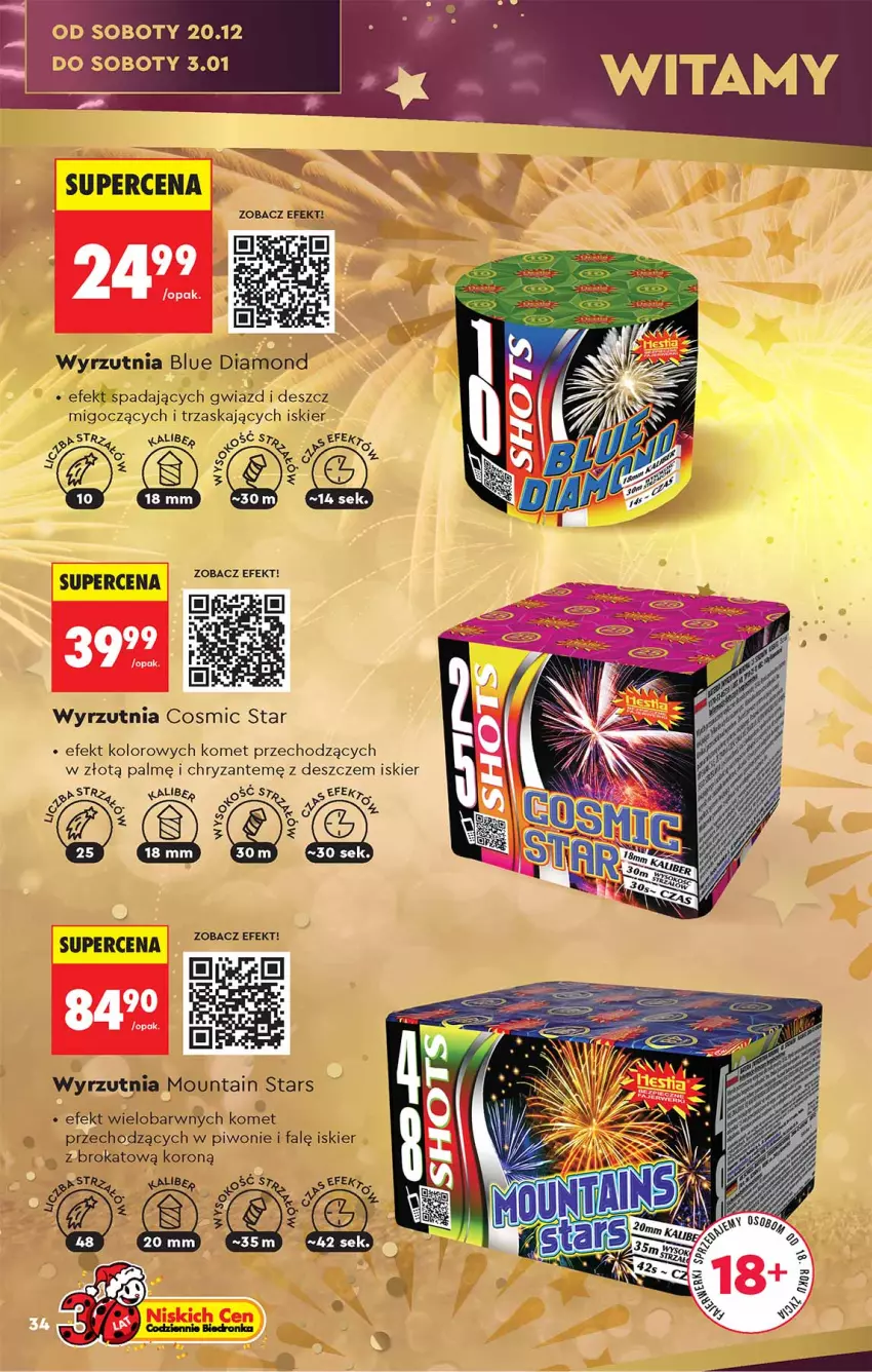 Gazetka promocyjna Biedronka - Okazje Tygodnia - ważna 13.12 do 27.12.2025 - strona 34 - produkty: Fa, Piwo, Wyrzutnia