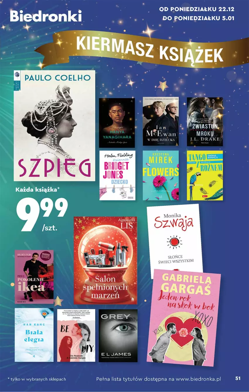 Gazetka promocyjna Biedronka - Okazje Tygodnia - ważna 13.12 do 27.12.2025 - strona 51 - produkty: Fa, Por, Sos