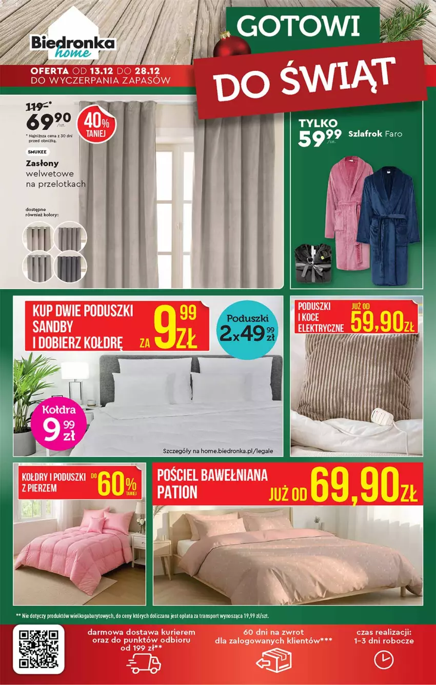 Gazetka promocyjna Biedronka - Okazje Tygodnia - ważna 13.12 do 27.12.2025 - strona 54 - produkty: Fa, Szlafrok