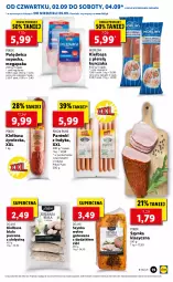 Gazetka promocyjna Lidl - GAZETKA - Gazetka - ważna od 05.09 do 05.09.2021 - strona 19 - produkty: Kurczak, Polędwica, Por, Pur, Parówki, Parówki z indyka, Szynka, PIKOK, Morliny, Kiełbasa biała, Kiełbasa