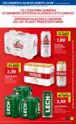 Gazetka promocyjna Lidl - GAZETKA - Gazetka - ważna od 05.09 do 05.09.2021 - strona 27 - produkty: Kasztelan, Tyskie, Lech Premium