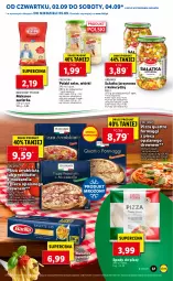 Gazetka promocyjna Lidl - GAZETKA - Gazetka - ważna od 05.09 do 05.09.2021 - strona 37 - produkty: Mozzarella, Piec, Sałatka, Makaron, Prosciutto, Sałat, Pizza, Zacierka, Barilla, Maggi