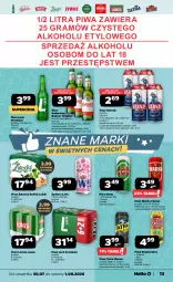Gazetka promocyjna Netto - Od Czwartku - Gazetka - ważna od 01.08 do 01.08.2026 - strona 13 - produkty: Piwa, Piwo, Ser, Por, Gin, Gra, Warka, Tatra, Desperados, Perła, Harnaś, Lech Premium