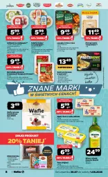 Gazetka promocyjna Netto - Od Czwartku - Gazetka - ważna od 01.08 do 01.08.2026 - strona 8 - produkty: Piec, Kurczak, Sałatka, Pierogi, Sos, Sok, Gin, Gra, Skrzydełka pieczone, Oliwki, Bulgur, Wafle, Sałat, Lasagne, Oliwa z oliwek, Monini, Chleb, Flora, Suszone pomidory, Masło, Pomidory, Kokos, Wafle tortowe, LG, Oliwa