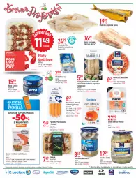 Gazetka promocyjna E Leclerc - Gazetka - ważna od 03.12 do 03.12.2022 - strona 14 - produkty: Glazura, Sos, Por, Parówki, Suempol, SEKO, Tusz, Sałat, Koreczki śledziowe, Kawior, Dorsz, Lazur, Lisner