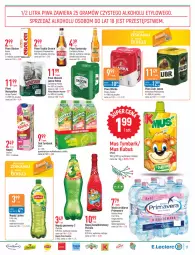 Gazetka promocyjna E Leclerc - Gazetka - ważna od 03.12 do 03.12.2022 - strona 17 - produkty: Piwa, Piwo, Sok, Mus, Koc, Gra, Namysłów, Napój bezalkoholowy, Primavera, Tyskie, Warka, LANA, Carlsberg, Lipton, Napój gazowany, Prima, Tymbark, Kubuś, Woda, Okocim, Napój