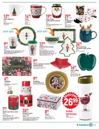 Gazetka promocyjna E Leclerc - Gazetka - ważna od 03.12 do 03.12.2022 - strona 25 - produkty: Piernik, Ser, Por, Choinka, Inka, Bols, Bolsius, Podgrzewacze, Karp, Salaterka, Podkładka, Talerz, Renifer, Kubek, Deser, Dziadek do orzechów, Talerz głęboki, Miska, Podkład