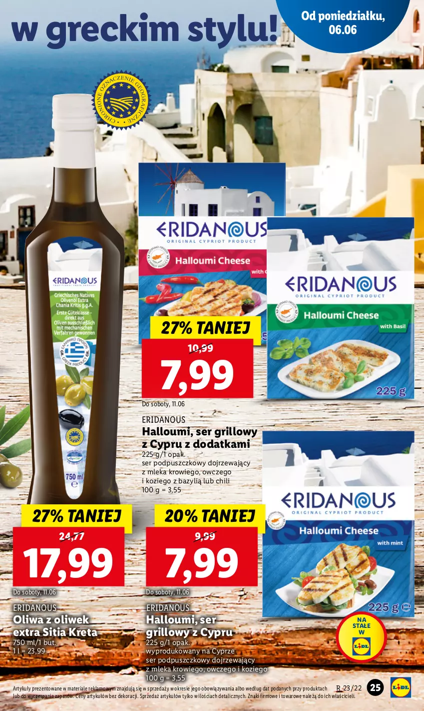 Gazetka promocyjna Lidl - GAZETKA - ważna 06.06 do 08.06.2022 - strona 25 - produkty: Bazyl, Grill, Kret, Oliwa z oliwek, Ser