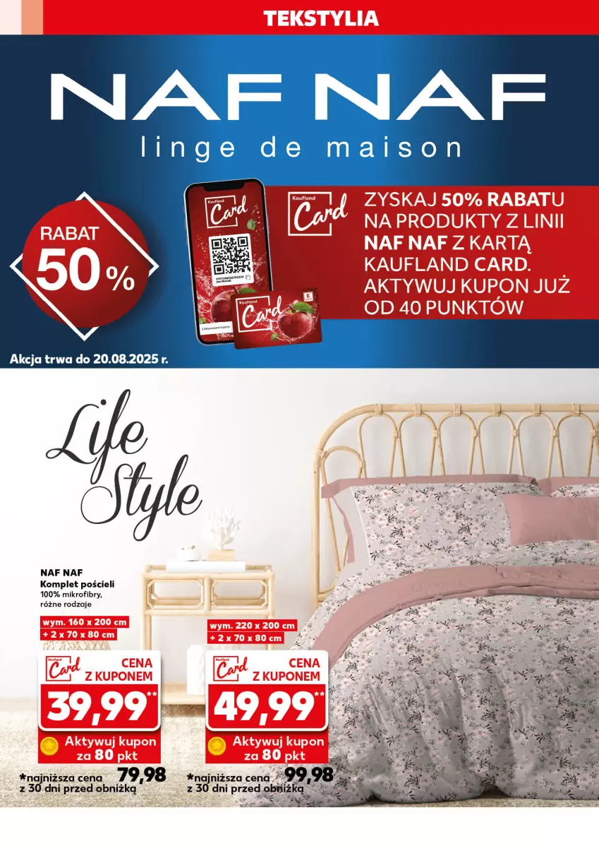 Gazetka promocyjna Kaufland - Kaufland - ważna 13.08 do 20.08.2025 - strona 14 - produkty: Komplet pościeli, Pościel